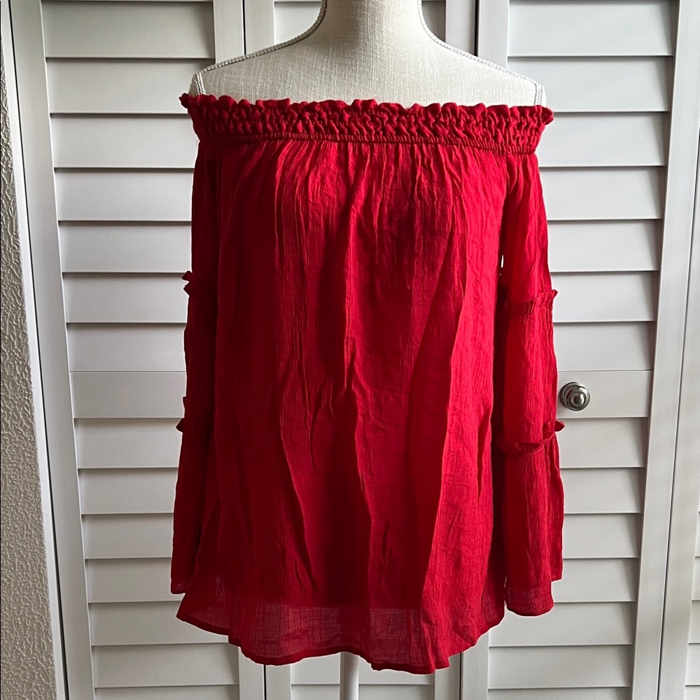 Boho Off Shoulder Bell Sleeve